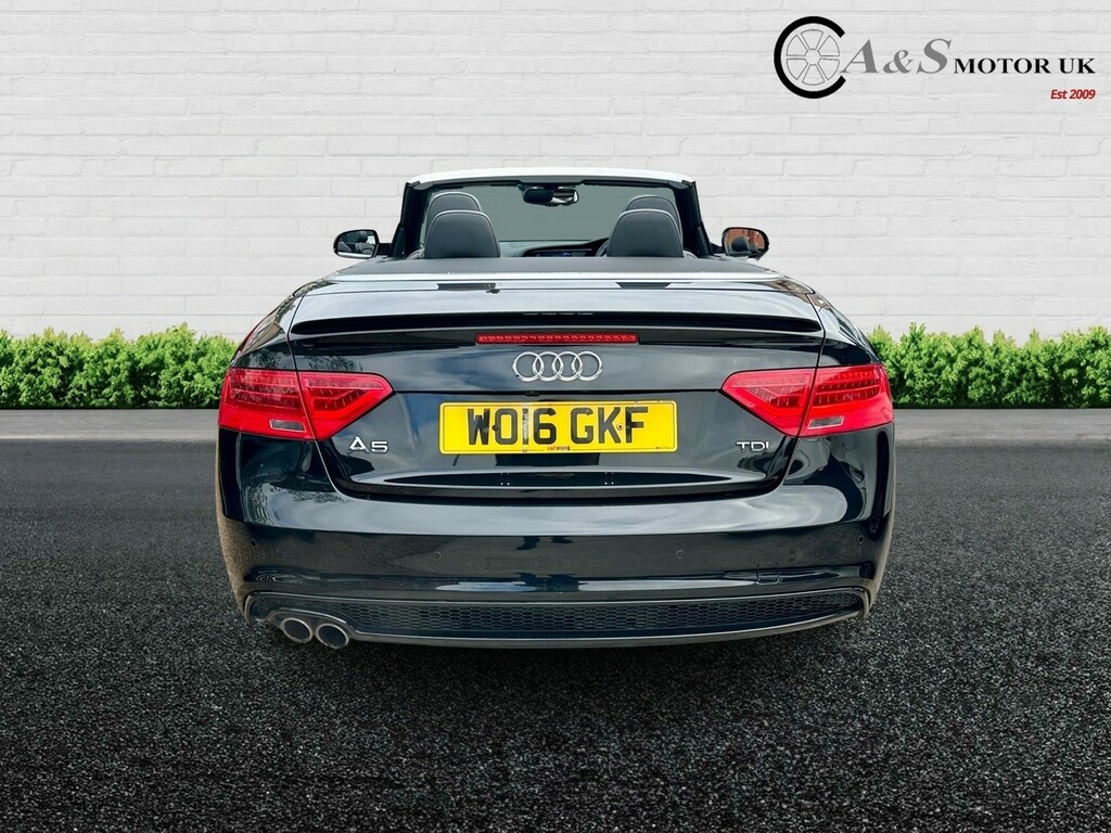 Audi A5 Convertible 2.0 Tdi S Line Special Edition Plus 2 Black #5