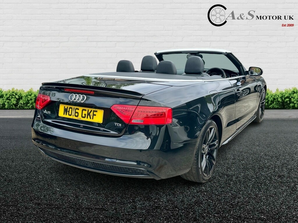 Audi A5 Convertible 2.0 Tdi S Line Special Edition Plus 2 Black #4