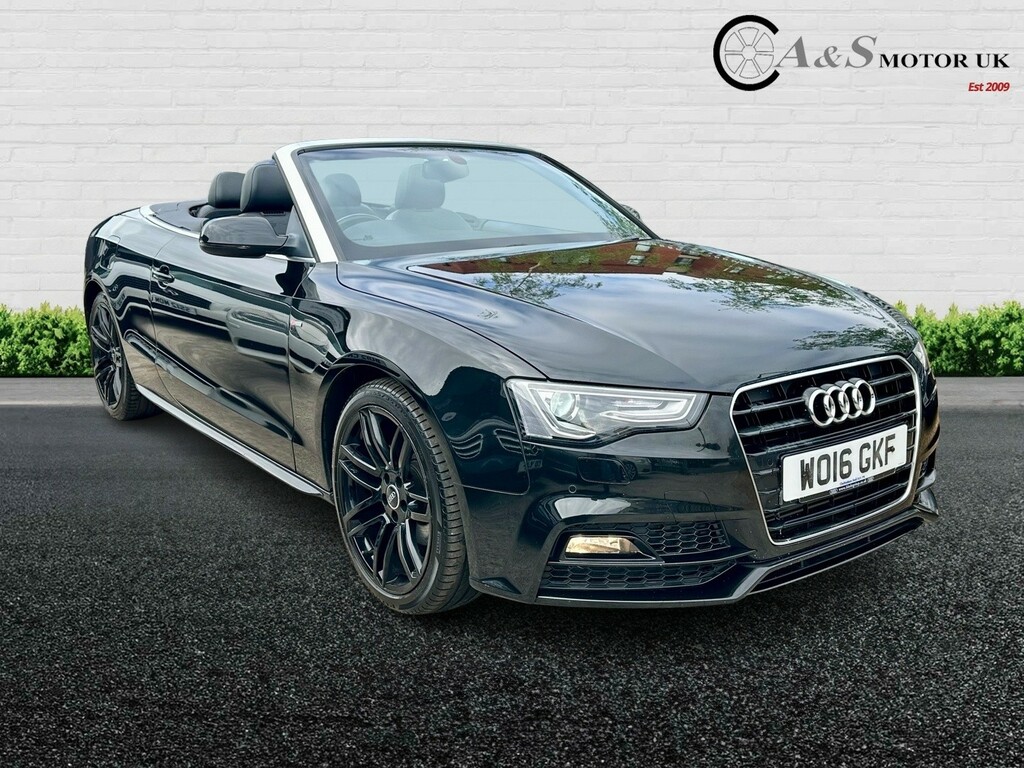 Audi A5 Convertible 2.0 Tdi S Line Special Edition Plus 2 Black #3