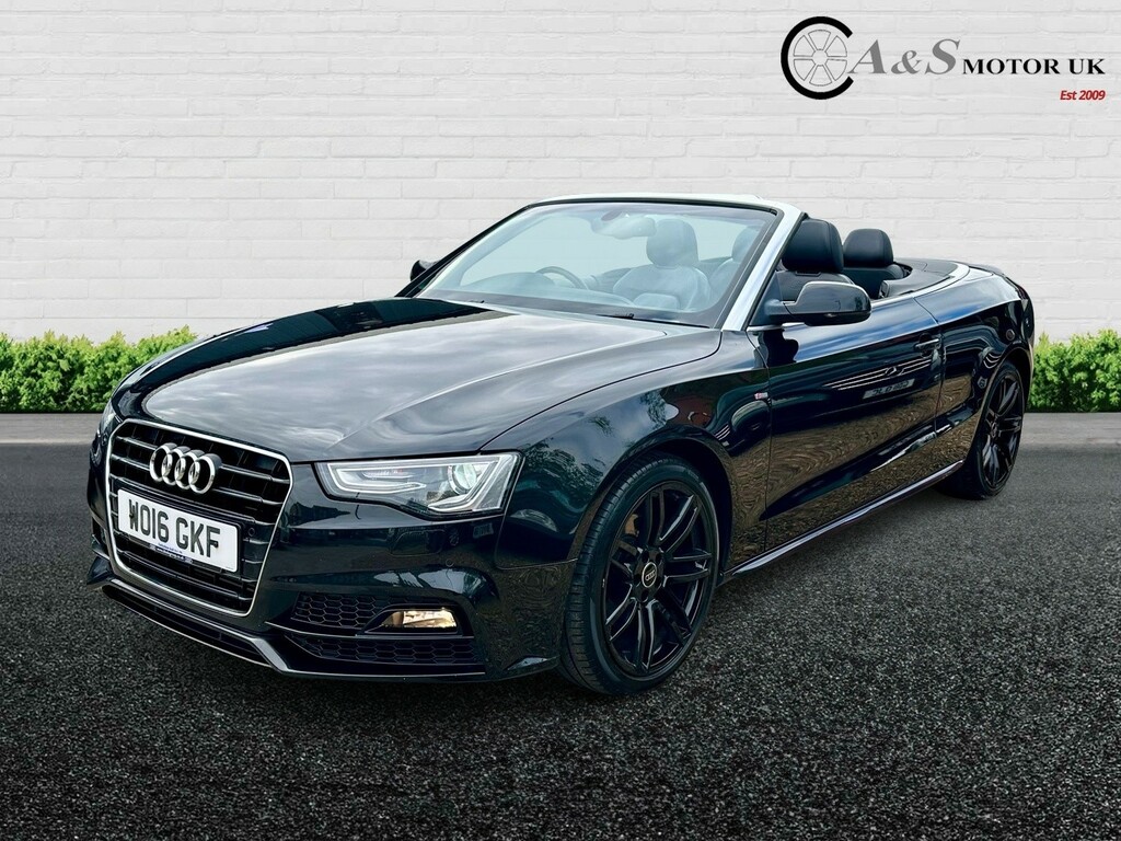 Audi A5 Convertible 2.0 Tdi S Line Special Edition Plus 2 Black