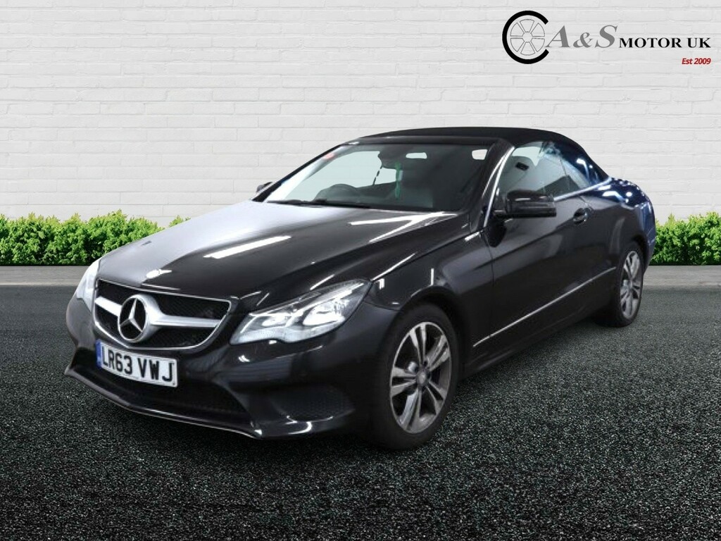 Mercedes-Benz E Class Convertible 2.1 E220 Cdi Se 201363 LR63VWJ Black