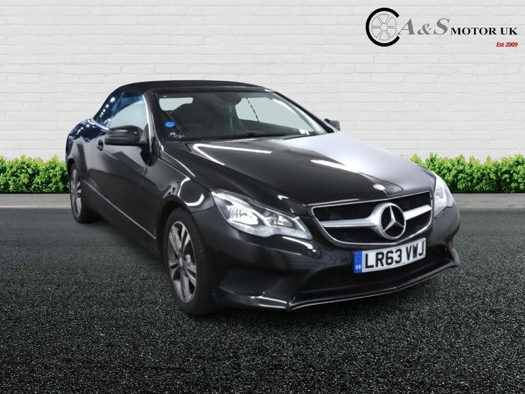 Mercedes-Benz E Class Convertible 2.1 E220 Cdi Se 201363 LR63VWJ Black #2