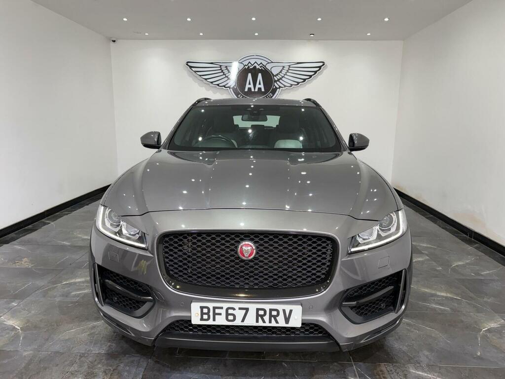 Jaguar F-Pace Suv 2.0 D180 R-sport Awd Euro 6 Ss 20 BF67RRV Grey #2