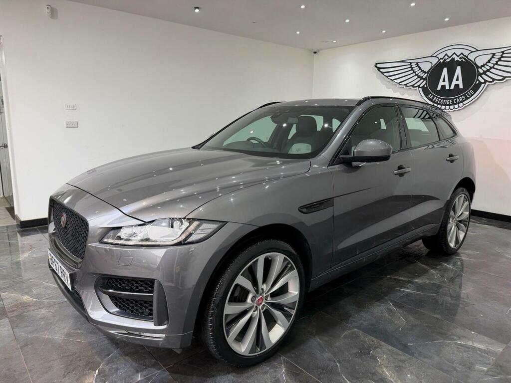 Jaguar F-Pace Suv 2.0 D180 R-sport Awd Euro 6 Ss 20 BF67RRV Grey #3