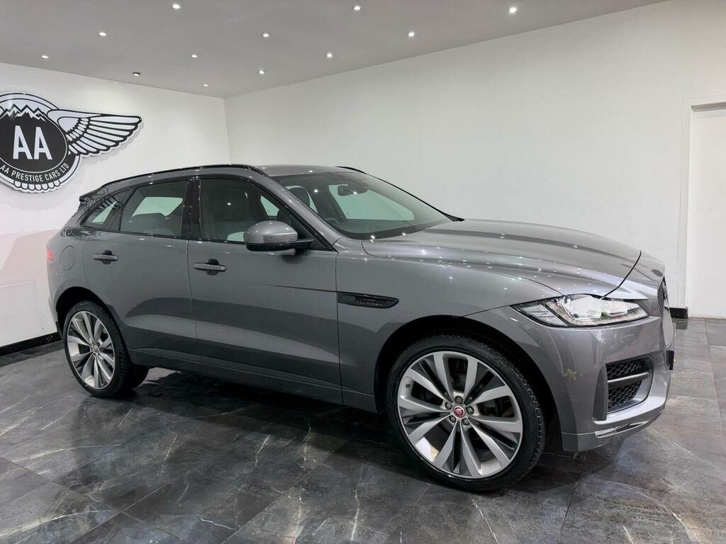 Jaguar F-Pace Suv 2.0 D180 R-sport Awd Euro 6 Ss 20 BF67RRV Grey #6
