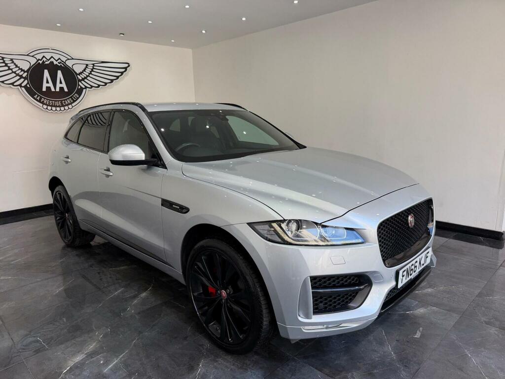Jaguar F-Pace Suv 2.0 D180 R-sport Awd Euro 6 Ss 20 FN66KJF Silver #5