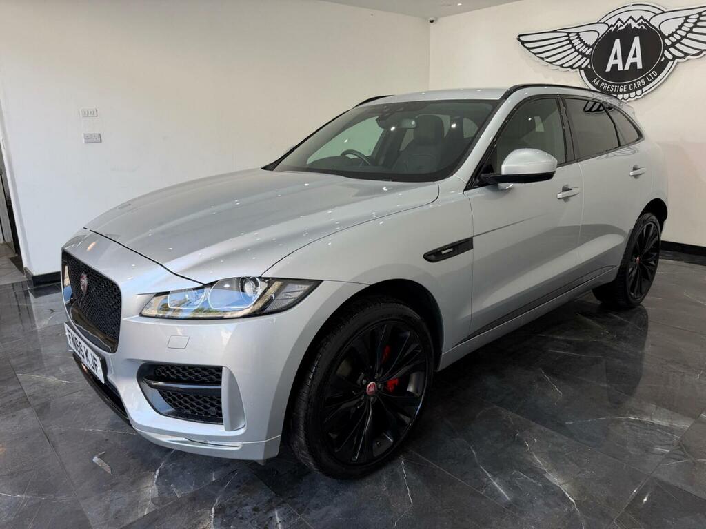 Jaguar F-Pace Suv 2.0 D180 R-sport Awd Euro 6 Ss 20 FN66KJF Silver #3