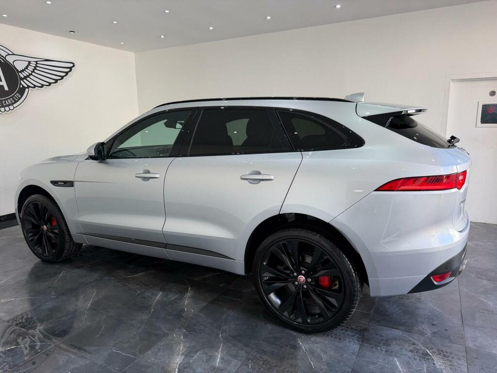 Jaguar F-Pace Suv 2.0 D180 R-sport Awd Euro 6 Ss 20 FN66KJF Silver #4