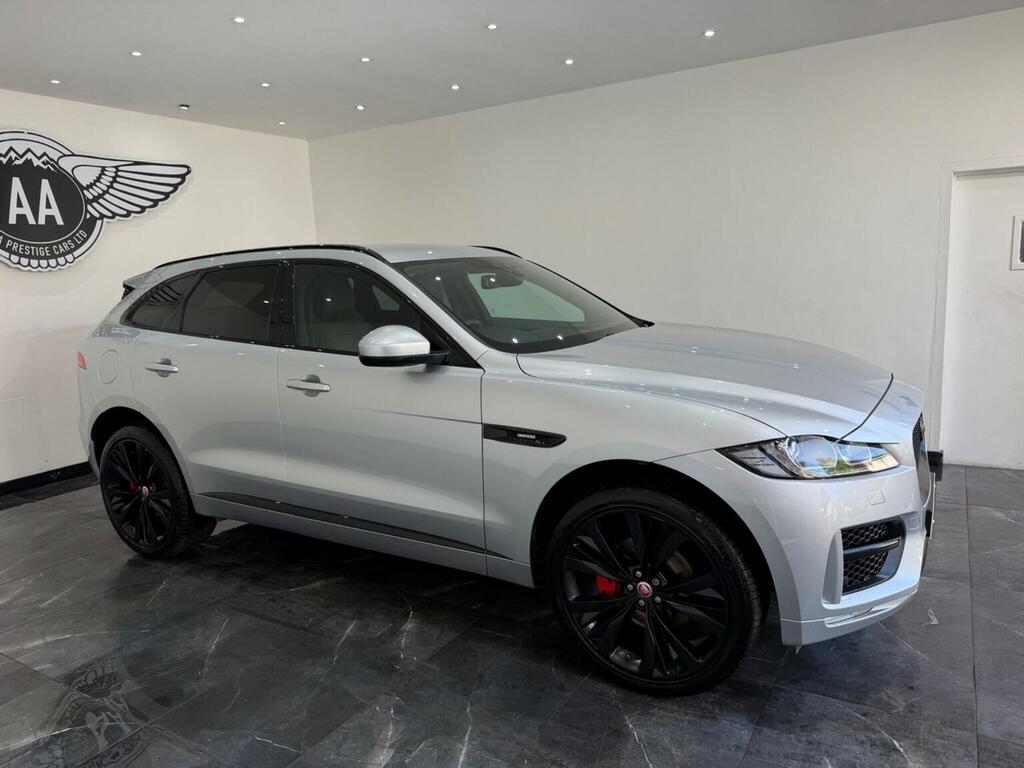 Jaguar F-Pace Suv 2.0 D180 R-sport Awd Euro 6 Ss 20 FN66KJF Silver #6