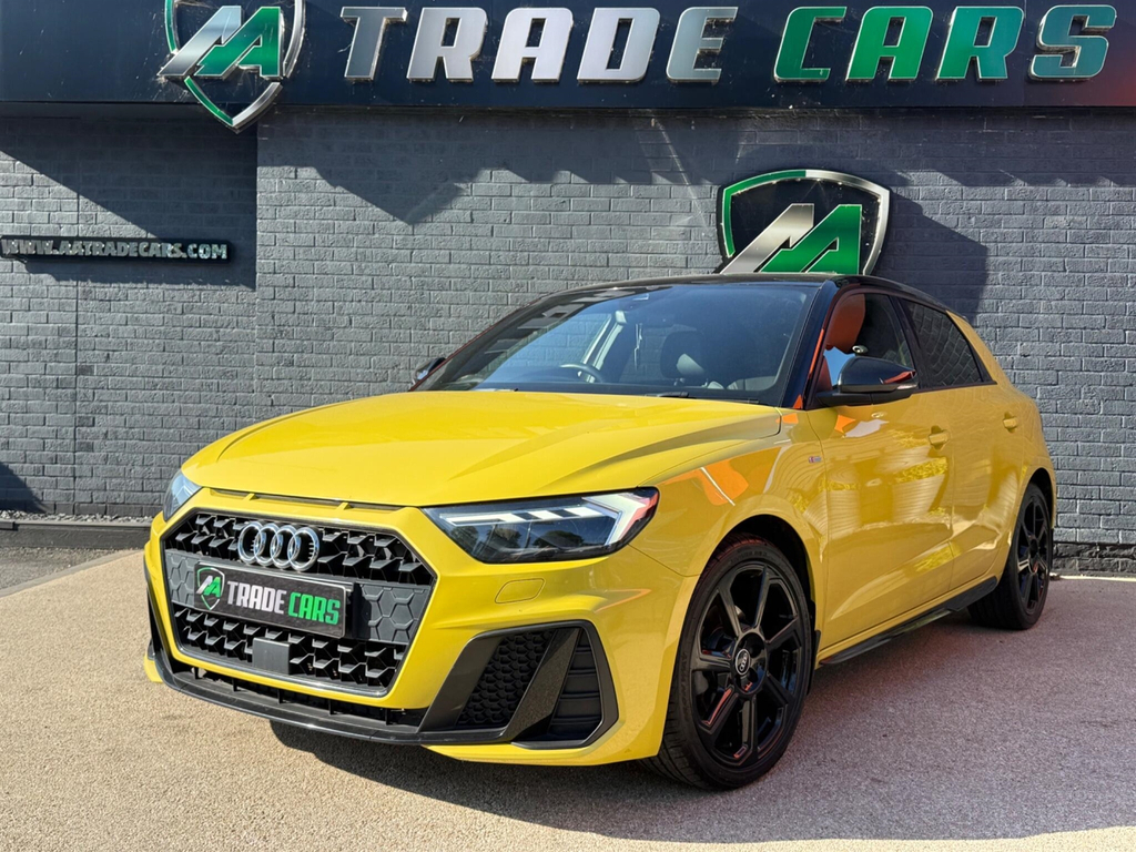 Audi A1 Sportback Tfsi S Line Black Edition YR21TVT Yellow #3
