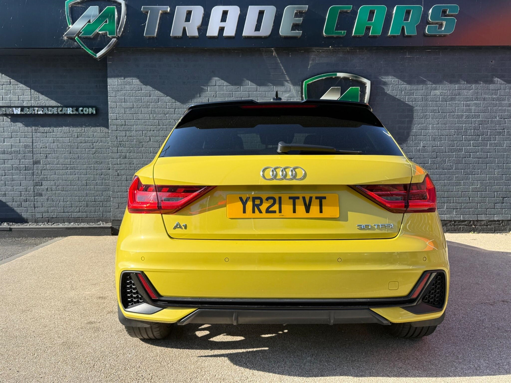 Audi A1 Sportback Tfsi S Line Black Edition YR21TVT Yellow #6