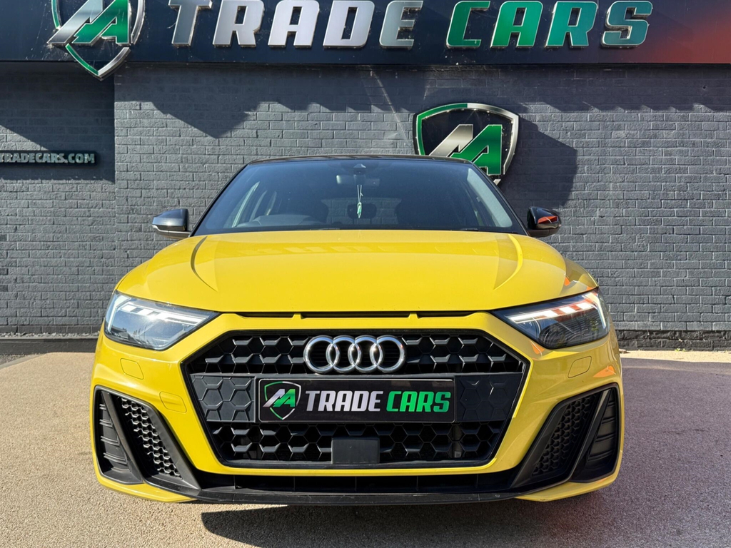 Audi A1 Sportback Tfsi S Line Black Edition YR21TVT Yellow #2