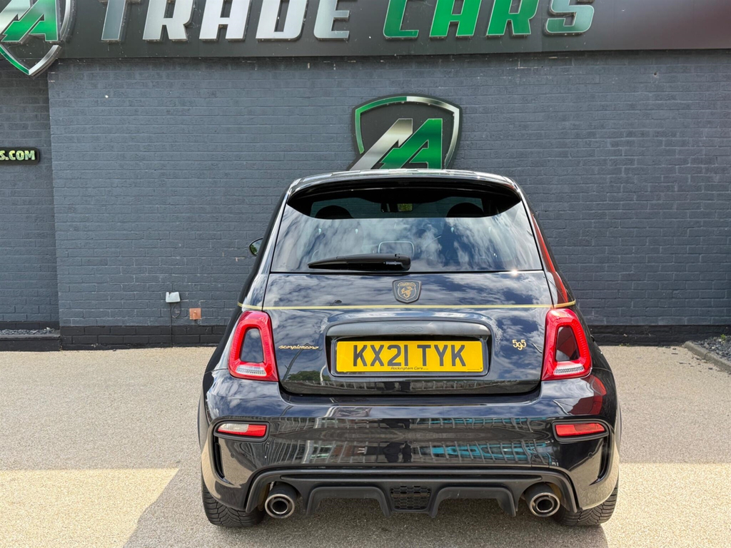 Abarth 595 Hatchback KX21TYK Black #6