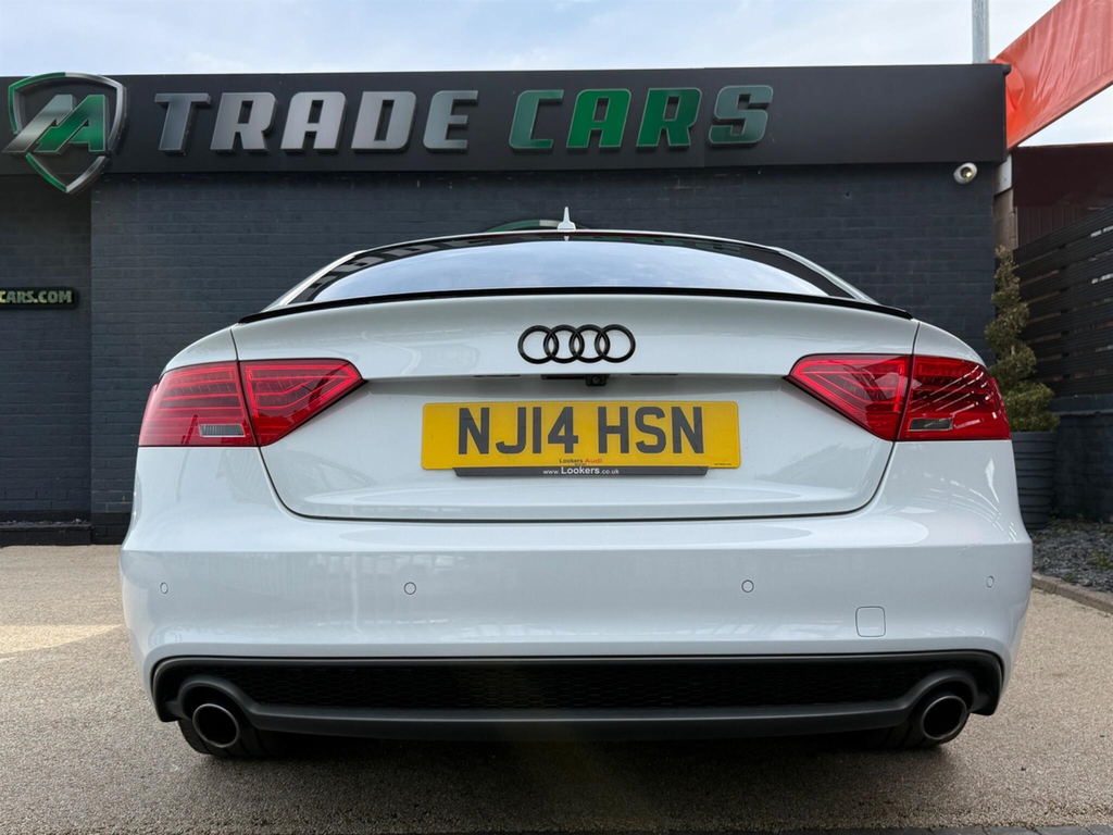 Audi A5 Hatchback NJ14HSN White #6