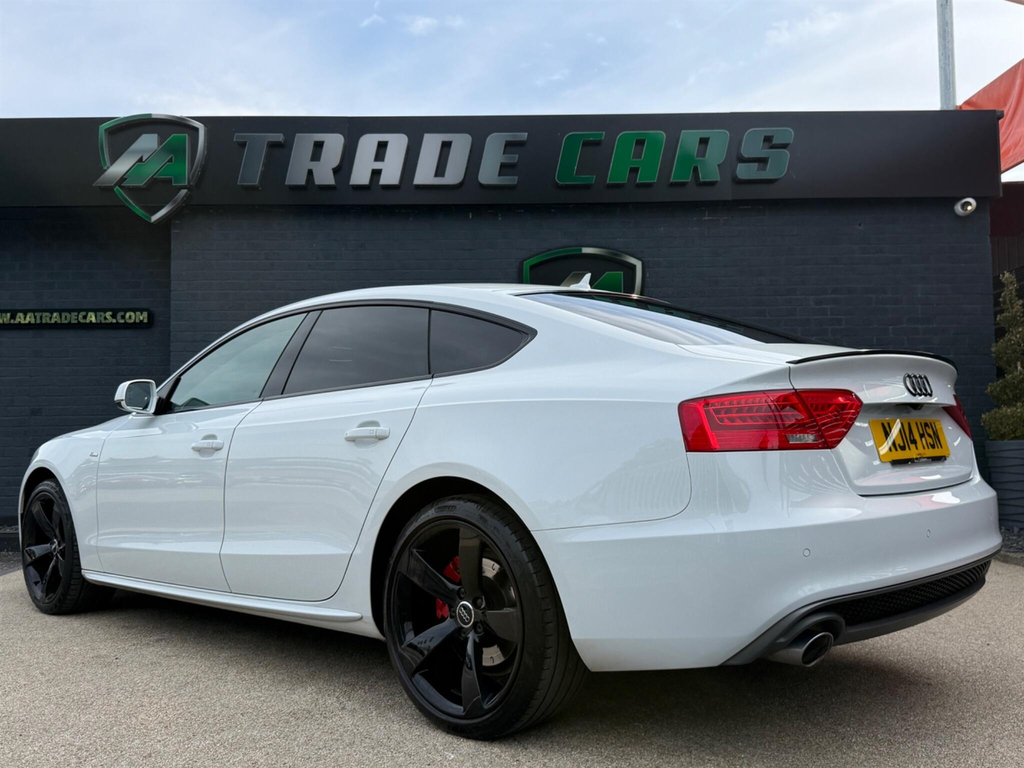 Audi A5 Hatchback NJ14HSN White #5