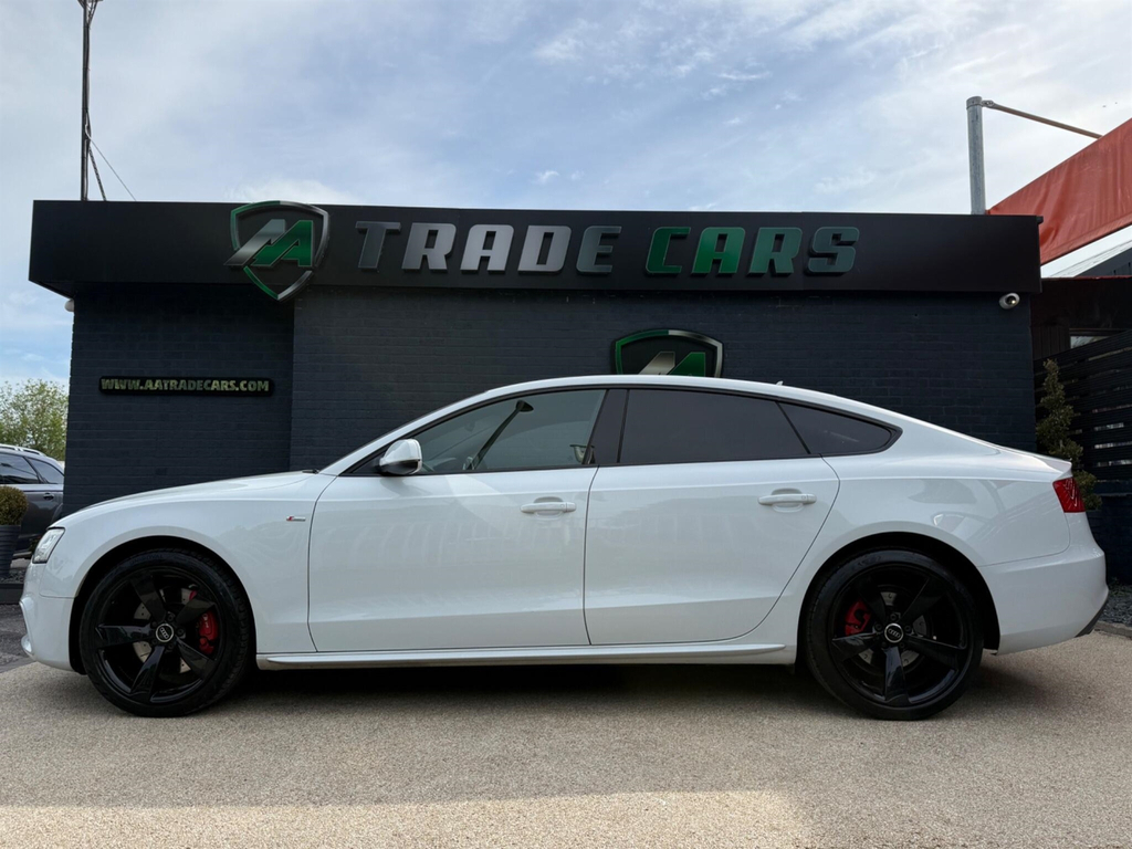 Audi A5 Hatchback NJ14HSN White #4