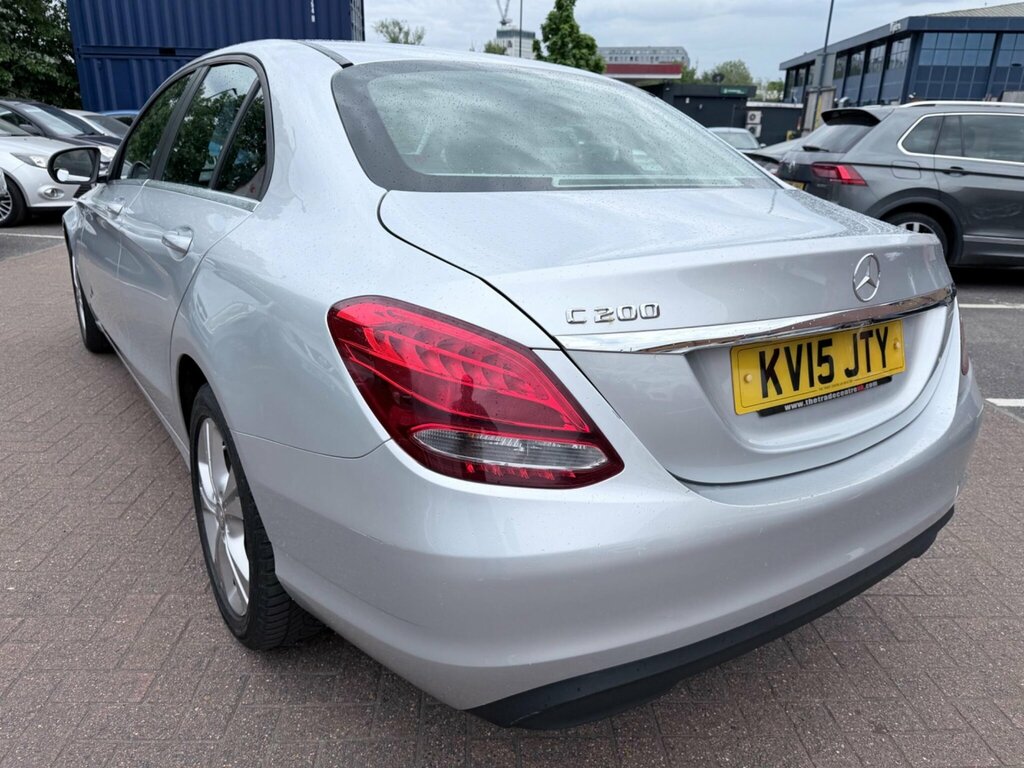Mercedes-Benz C Class 2.0 C200 Se 7G-tronic Euro 6 Ss KV15JTY Silver #4
