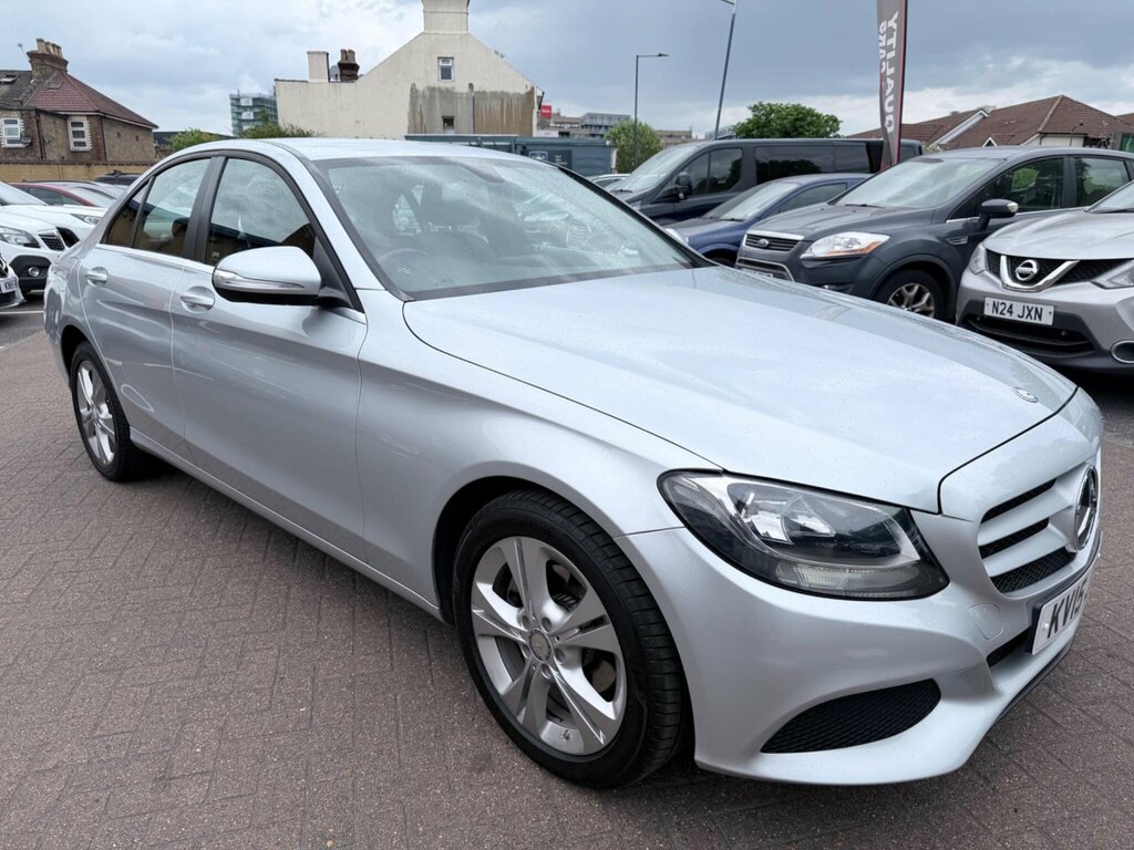 Mercedes-Benz C Class 2.0 C200 Se 7G-tronic Euro 6 Ss KV15JTY Silver #6