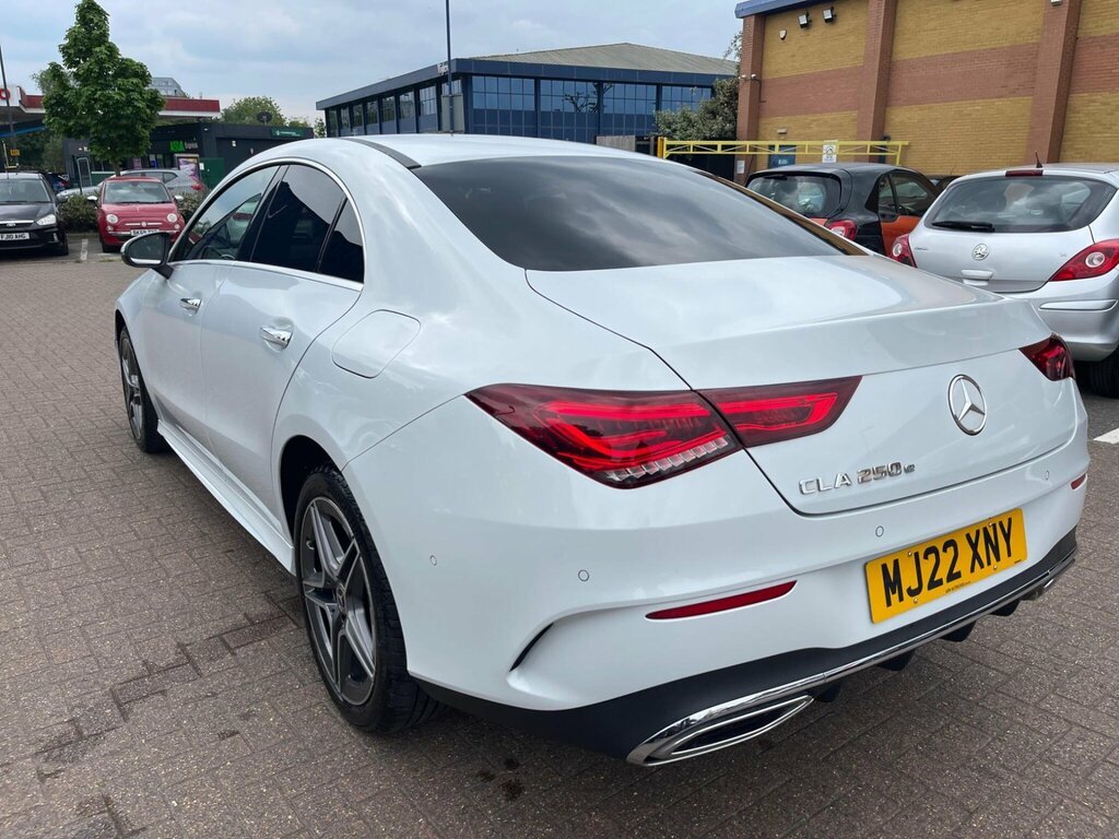 Mercedes-Benz CLA Class 1.3 Cla250e 15.6Kwh Amg Line Premium Coupe P MJ22XNY White #5