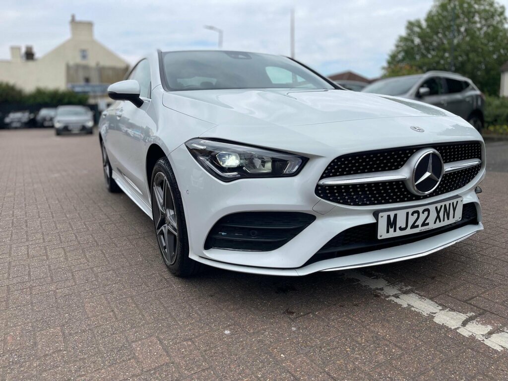 Mercedes-Benz CLA Class 1.3 Cla250e 15.6Kwh Amg Line Premium Coupe P MJ22XNY White #6