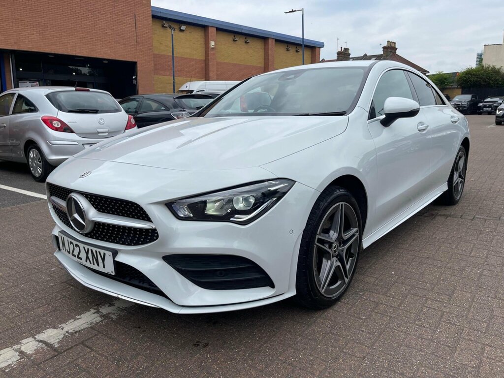 Mercedes-Benz CLA Class 1.3 Cla250e 15.6Kwh Amg Line Premium Coupe P MJ22XNY White #4