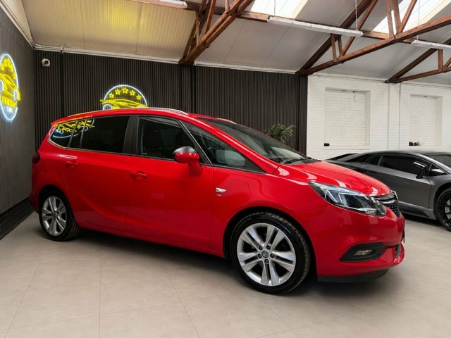 Vauxhall Zafira Tourer 1.4I Turbo Sri Nav Mpv Euro 6 1 SL67XWH Red #2