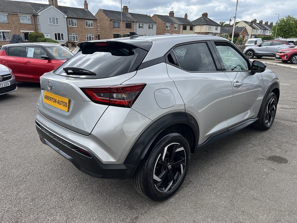Nissan Juke 1.0 Dig-t N-connecta Dct Euro 6 Ss SA72BCK Silver #3