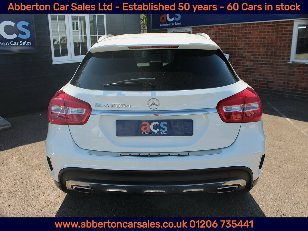 Mercedes-Benz GLA Class Gla200d Amg Line AP17RKV White #5