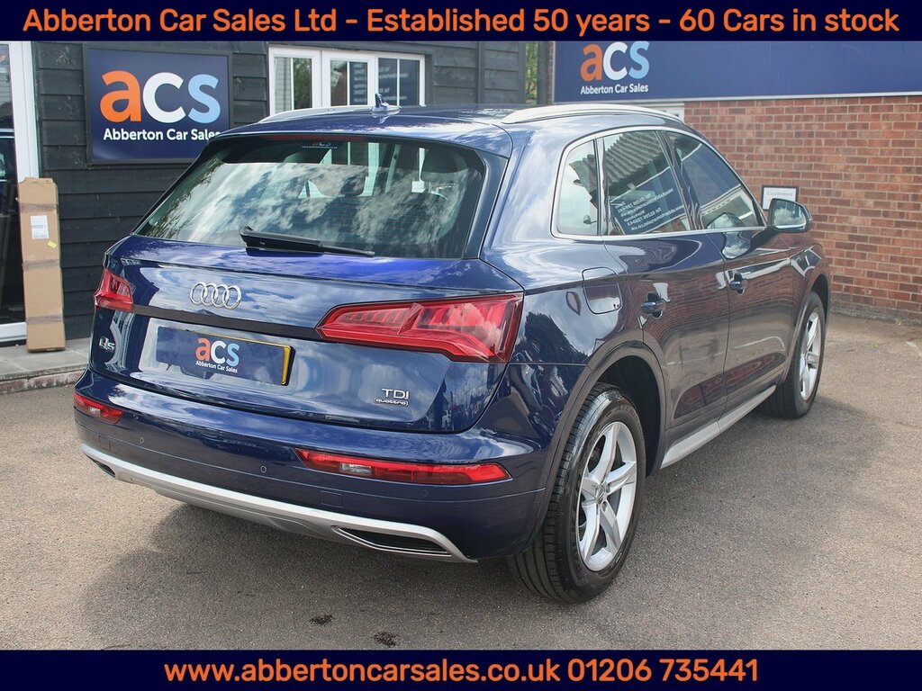 Audi Q5 Tdi Sport PF17LJV Blue #4