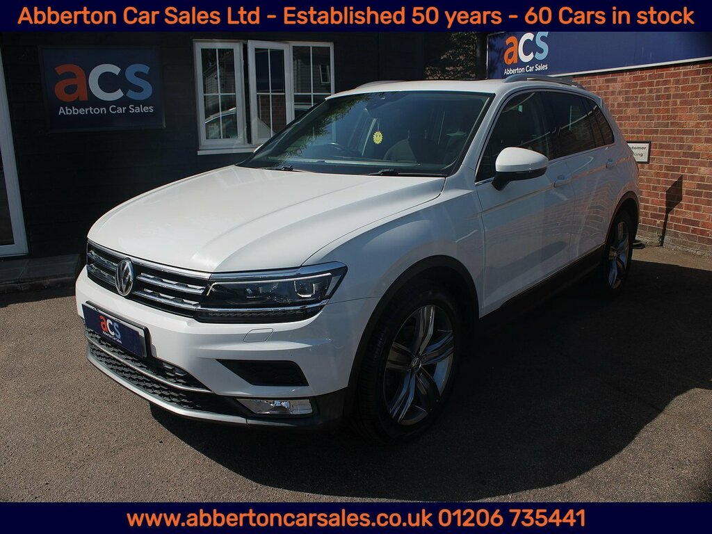 Volkswagen Tiguan Tdi Bluemotion Tech Sel White