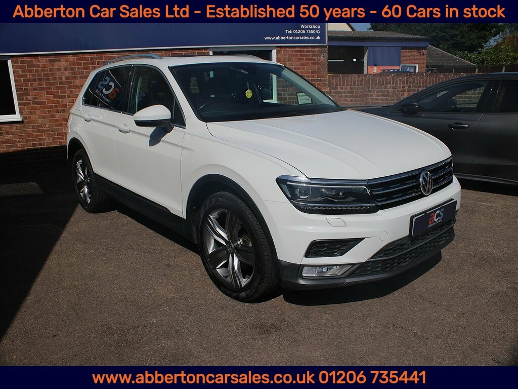 Volkswagen Tiguan Tdi Bluemotion Tech Sel YC17NZS White #3