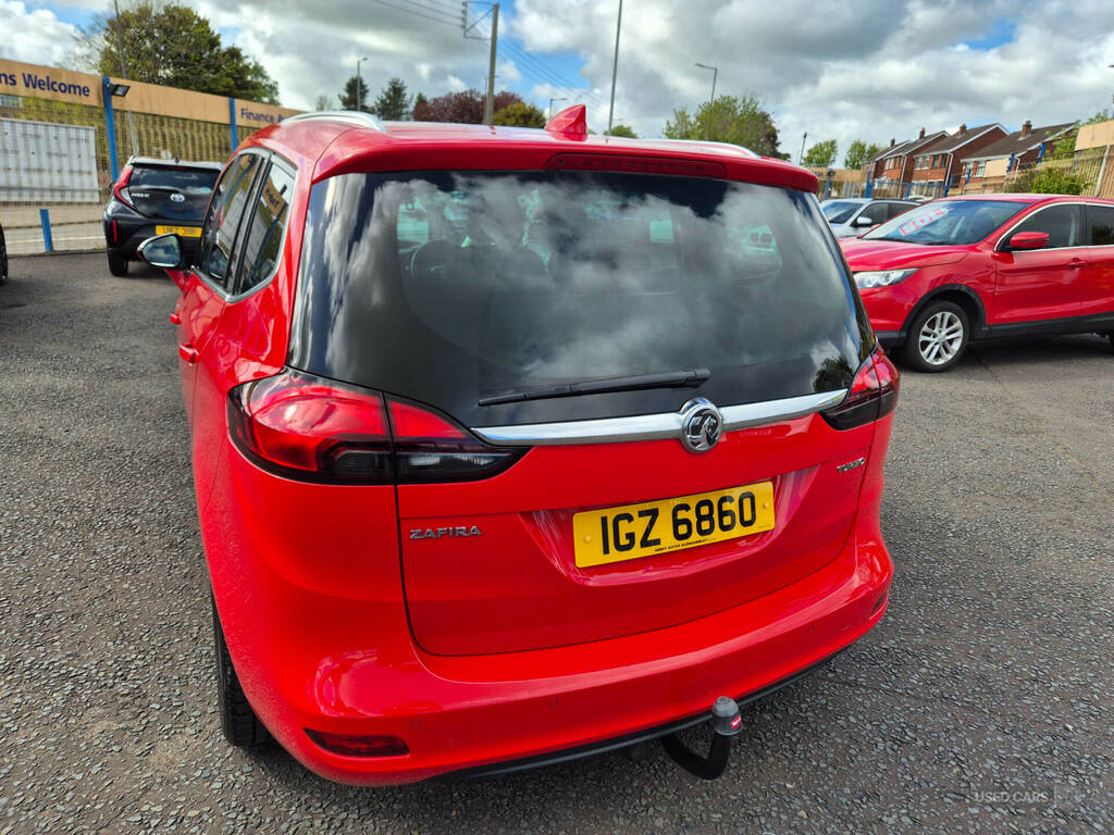 Vauxhall Zafira Tourer 1.4T Energy DJZ6111 Red #5