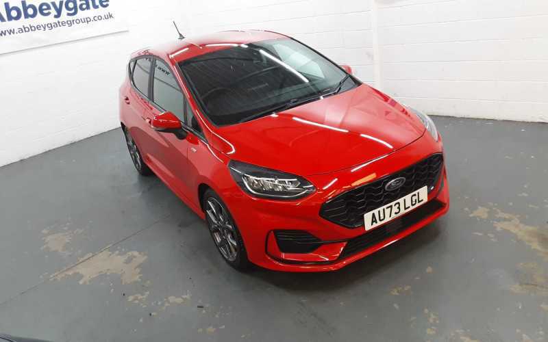 Ford Fiesta 1.0 Ecoboost 125Ps Mhev St-line 6-Speed Man Red