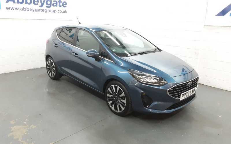 Ford Fiesta 1.0 125Ps Titanium Vignale - 2022 22 PO22LXM Blue #5