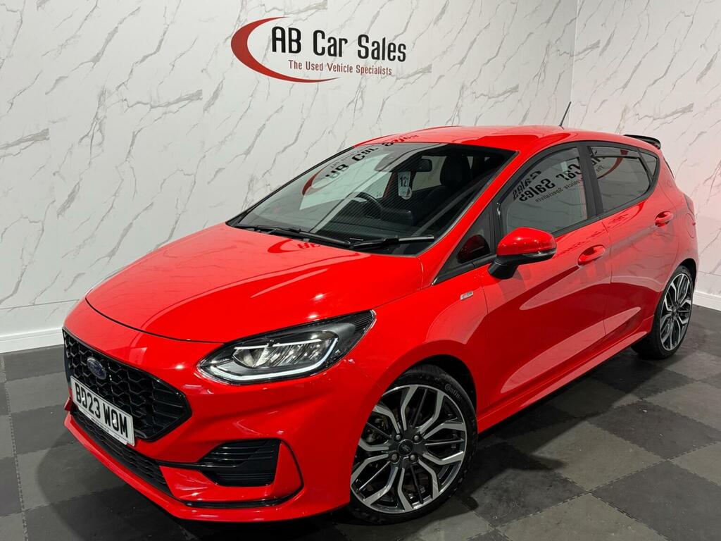 Ford Fiesta 1.0T Ecoboost Mhev St-line X Edition Euro 6 Ss Red