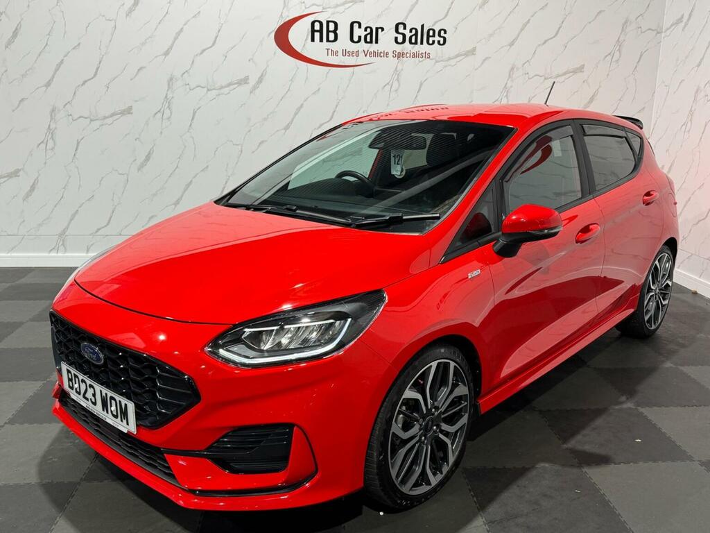 Ford Fiesta 1.0T Ecoboost Mhev St-line X Edition Euro 6 Ss BD23WOM Red #5