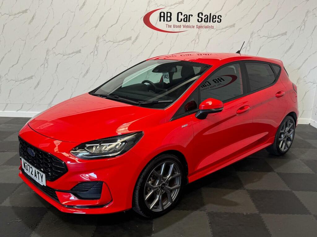 Ford Fiesta 1.0T Ecoboost St-line Euro 6 Ss WD72ATY Red #5