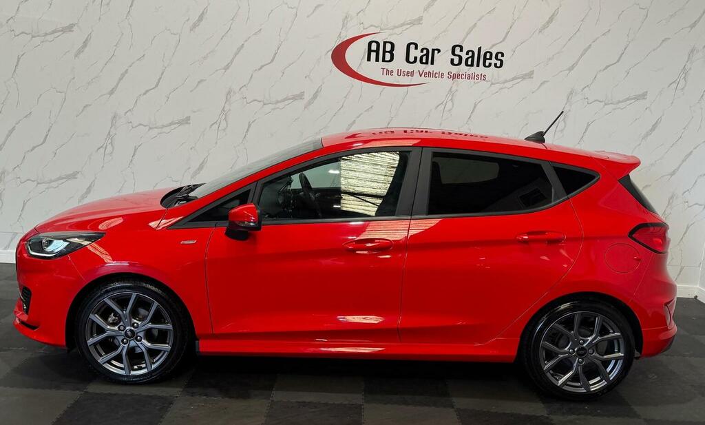 Ford Fiesta 1.0T Ecoboost St-line Euro 6 Ss WD72ATY Red #6