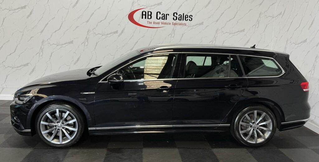 Volkswagen Passat 2.0 Bitdi Bluemotion Tech R-line Dsg 4Motion Euro HJ66NNW Black #6