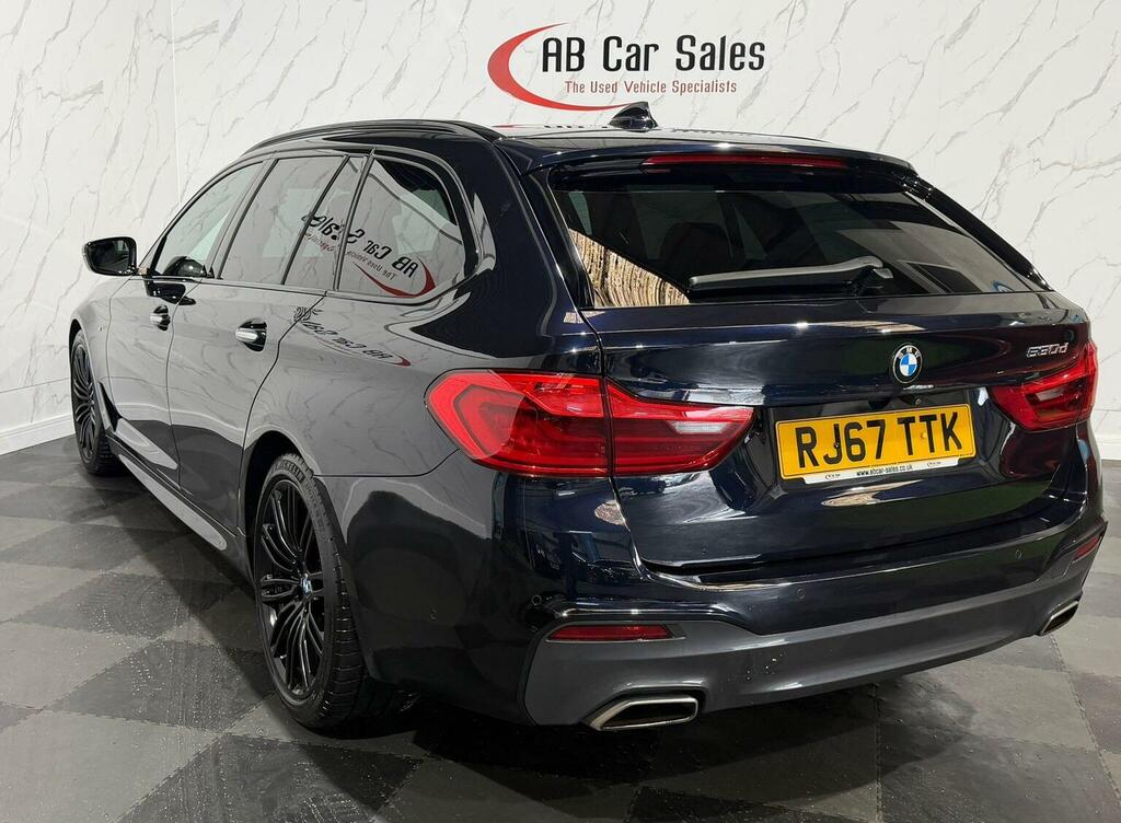 BMW 5 Series 3.0 530D M Sport Touring Euro 6 Ss RJ67TTK Black #6