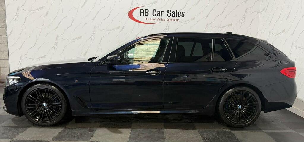 BMW 5 Series 3.0 530D M Sport Touring Euro 6 Ss RJ67TTK Black #5