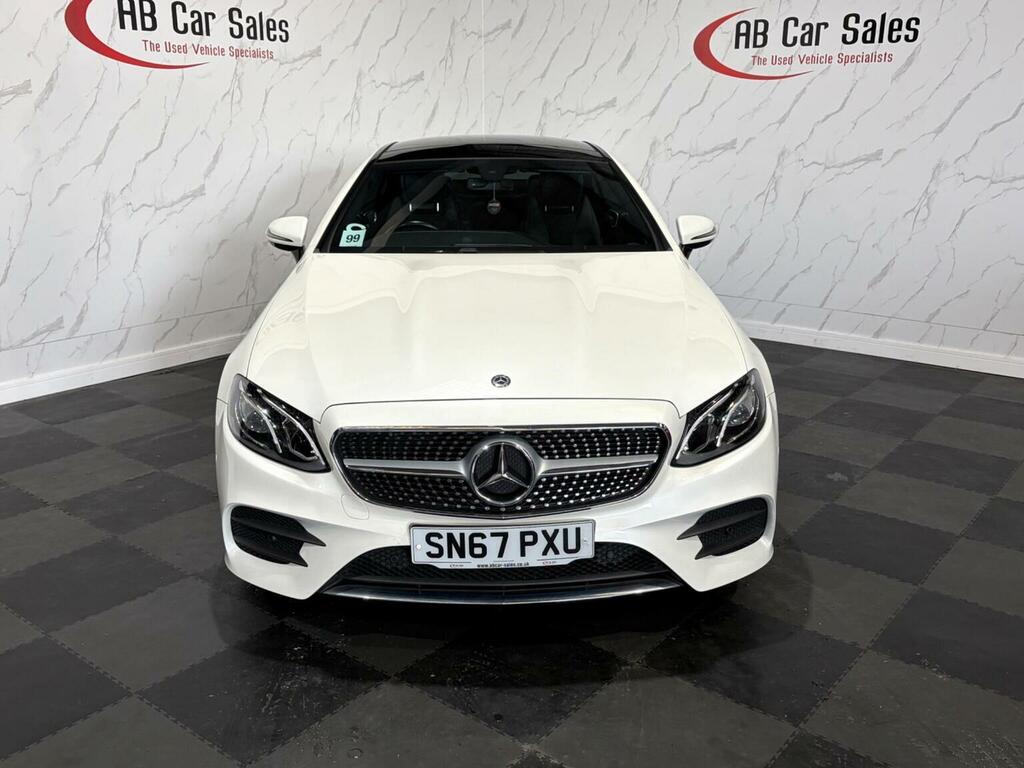 Mercedes-Benz E Class 2.0 E220d Amg Line Premium G-tronic Euro 6 Ss SN67PXU White #2