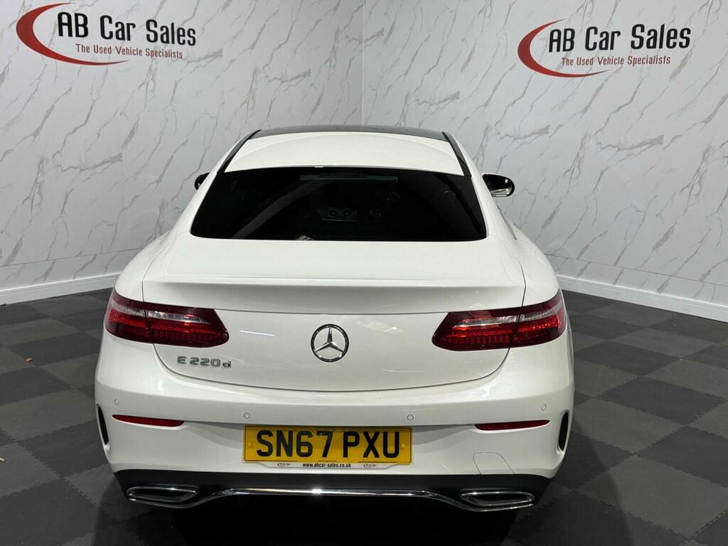 Mercedes-Benz E Class 2.0 E220d Amg Line Premium G-tronic Euro 6 Ss SN67PXU White #3