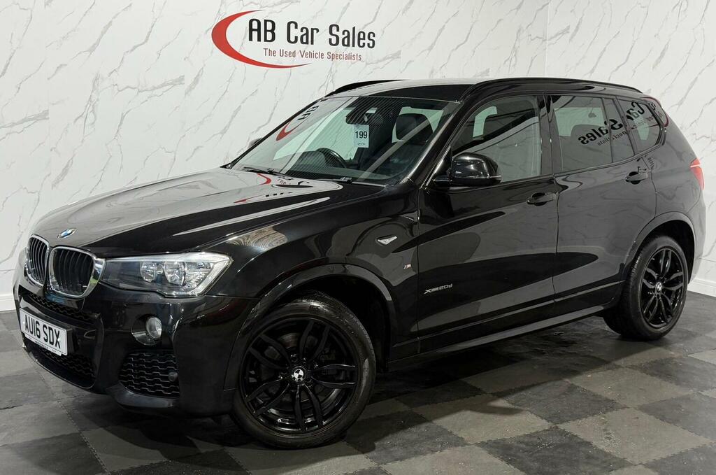 BMW X3 2.0 20D M Sport Xdrive Euro 6 Ss Black