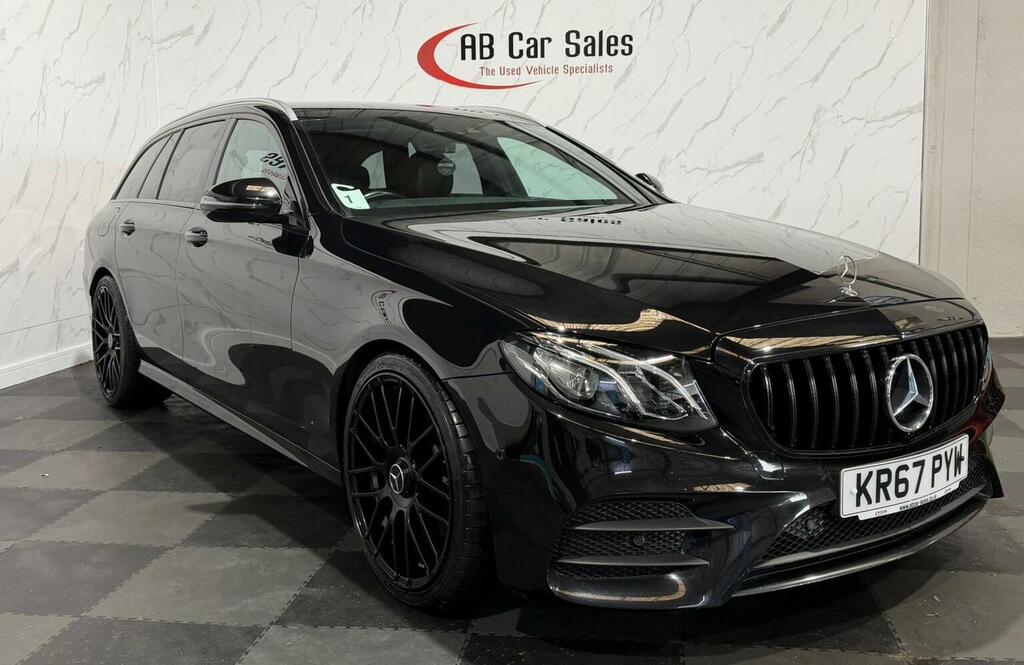 Mercedes-Benz E Class 2.0 E220d Amg Line G-tronic Euro 6 Ss KR67PYW Black #4