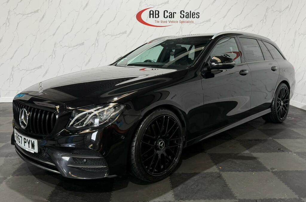 Mercedes-Benz E Class 2.0 E220d Amg Line G-tronic Euro 6 Ss KR67PYW Black #5