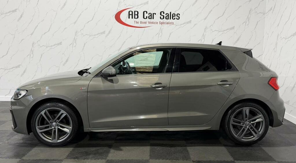 Audi A1 1.0 Tfsi 25 S Line Sportback S Tronic Euro 6 Ss WM69GUH Grey #4