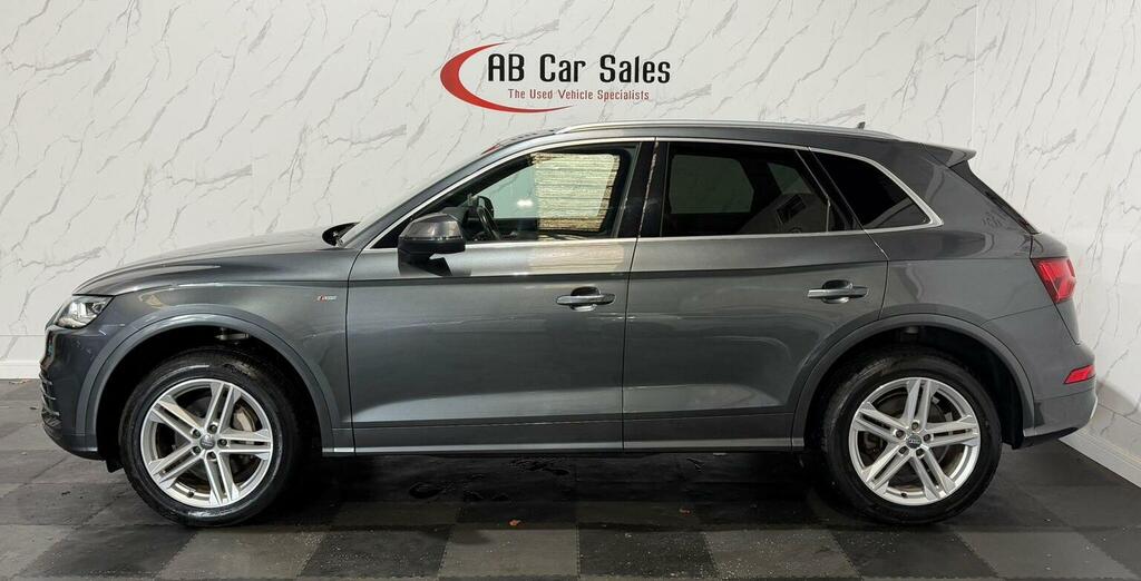 Audi Q5 2.0 Tdi S Line S Tronic Quattro Euro 6 Ss CA67MVT Grey #4