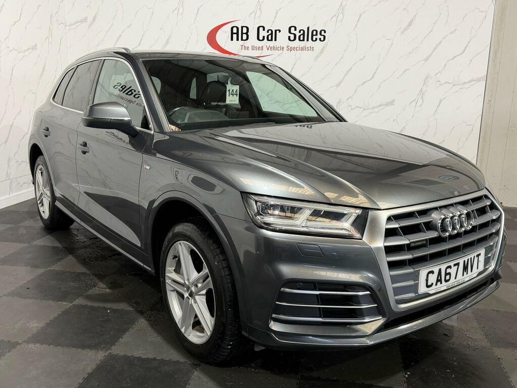 Audi Q5 2.0 Tdi S Line S Tronic Quattro Euro 6 Ss CA67MVT Grey #5