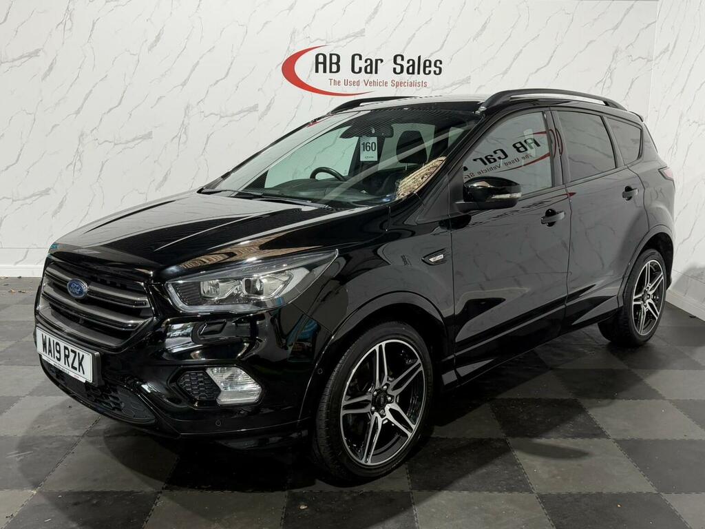 Ford Kuga 2.0 Tdci St-line Powershift Awd Euro 6 Ss WA19RZK Black #6